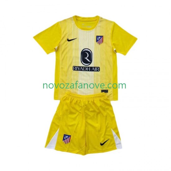 Nogometni Dres Atlético Madrid Golmanski Dječji Domaći 2025-2026 Kratkih Rukava