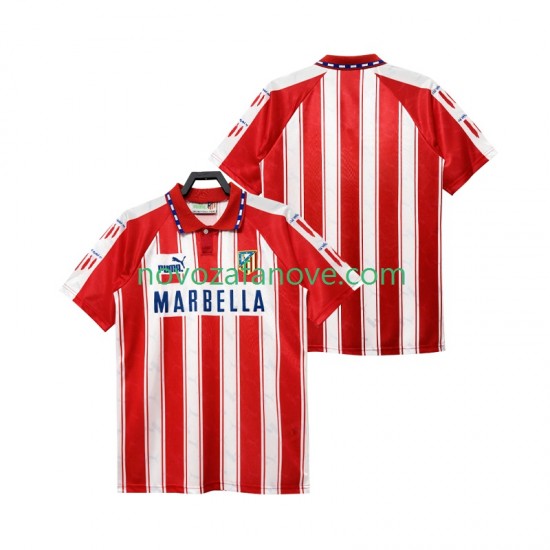 Nogometni Dres Atlético Madrid 1995 Retro Muški Domaći 1994 Kratkih Rukava