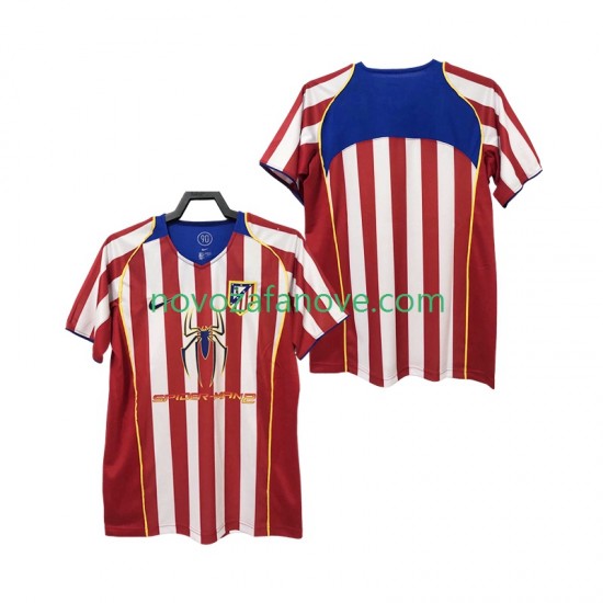 Nogometni Dres Atlético Madrid 2005 Retro Muški Domaći 2004 Kratkih Rukava