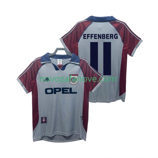 Nogometni Dres FC Bayern München Effenberg 11 Retro Muški Treći 1998 1999 Kratkih Rukava