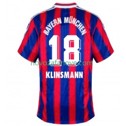 Nogometni Dres FC Bayern München Klinsmann 18 1995 1997 Retro Muški Domaći Kratkih Rukava