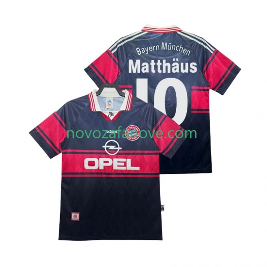 Nogometni Dres FC Bayern München Matthas 10 1997 Retro Muški Domaći 1999 Kratkih Rukava