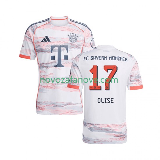 Nogometni Dres FC Bayern München Michael Olise 17 Muški Gostujući 2025-2026 Kratkih Rukava