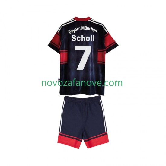 Nogometni Dres FC Bayern München Scholl 7 1997 Retro Dječji Domaći 1999 Kratkih Rukava