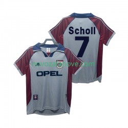 Nogometni Dres FC Bayern München Scholl 7 Retro Muški Treći 1998 1999 Kratkih Rukava