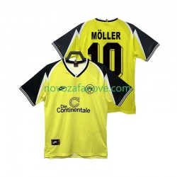 Nogometni Dres Borussia Dortmund Moller 10 1995 1996 Retro Muški Domaći Kratkih Rukava