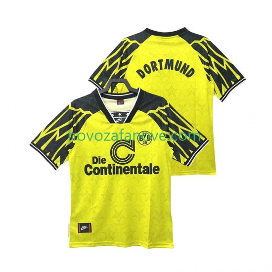 Nogometni Dres Borussia Dortmund 1995 Retro Muški Domaći 1994 Kratkih Rukava