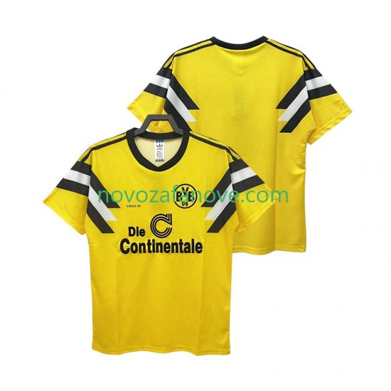 Nogometni Dres Borussia Dortmund DFB-POKAL 1989 Retro Muški Domaći Kratkih Rukava