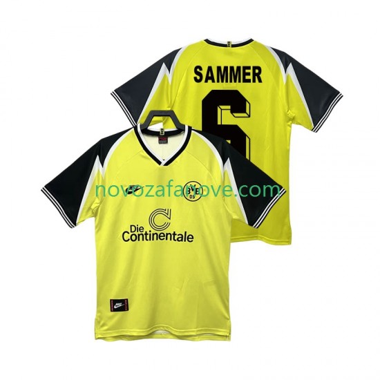 Nogometni Dres Borussia Dortmund SAMMER 6 1995 1996 Retro Muški Domaći Kratkih Rukava