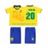 Nogometni Dres Brazil RONALDO 20 Retro Dječji Domaći 1994 Kratkih Rukava