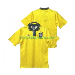 Nogometni Dres Brazil 1991 1993 Retro Muški Domaći Kratkih Rukava