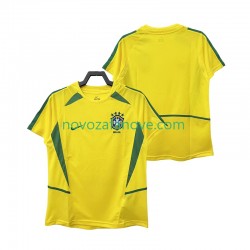 Nogometni Dres Brazil Retro Muški Domaći 2002 Kratkih Rukava