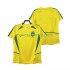 Nogometni Dres Brazil Retro Muški Domaći 2002 Kratkih Rukava