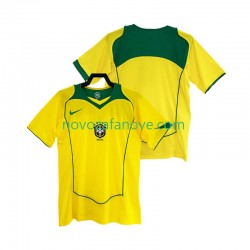 Nogometni Dres Brazil Retro Muški Domaći 2004 Kratkih Rukava