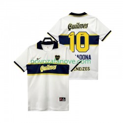 Nogometni Dres CA Boca Juniors MARADONA 10 1997 Retro Muški Gostujući 1998 Kratkih Rukava