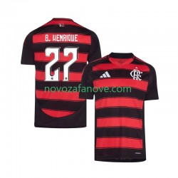 Nogometni Dres CR Flamengo Bruno Henrique 27 Muški Domaći 2025-2026 Kratkih Rukava