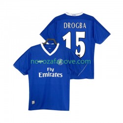 Nogometni Dres Chelsea DROGBA 15 2003 2005 Retro Muški Domaći Kratkih Rukava