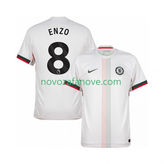 Nogometni Dres Chelsea Enzo Fernandez 8 Muški Gostujući 2025-2026 Kratkih Rukava