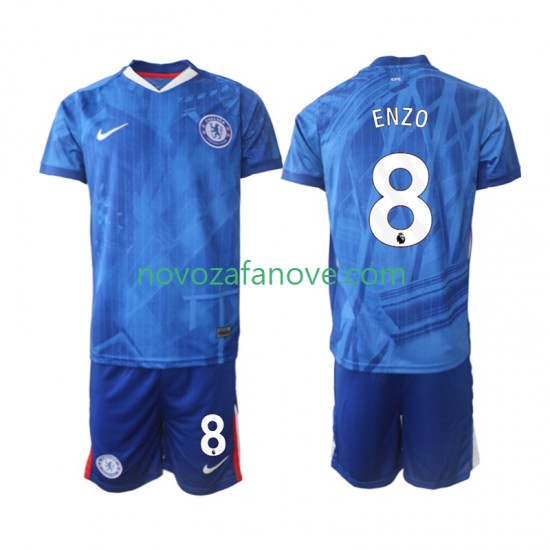 Nogometni Dres Chelsea Enzo Fernandez 8 Dječji Domaći 2025-2026 Kratkih Rukava