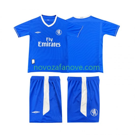 Nogometni Dres Chelsea 2003 2005 Retro Dječji Domaći Kratkih Rukava