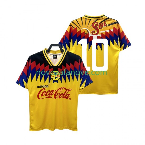 Nogometni Dres Club América 10 1995 Retro Muški Domaći Kratkih Rukava
