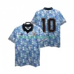 Nogometni Dres Engleska 10 1990 Retro Muški Treći Kratkih Rukava