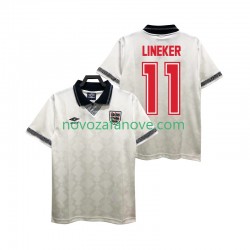 Nogometni Dres Engleska LINEKER 11 1990 Retro Muški Domaći Kratkih Rukava