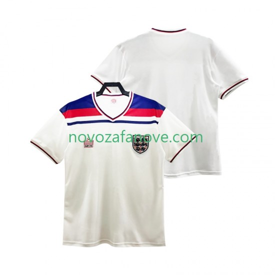 Nogometni Dres Engleska 1982 Retro Muški Domaći Kratkih Rukava