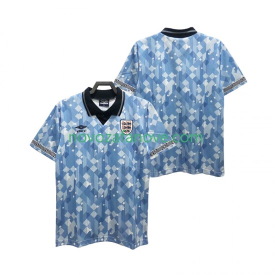 Nogometni Dres Engleska 1990 Retro Muški Treći Kratkih Rukava