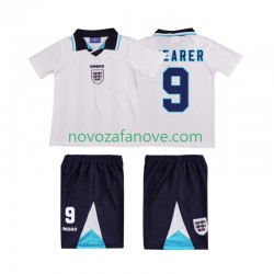 Nogometni Dres Engleska SHEARER 9 1996 Retro Dječji Domaći Kratkih Rukava