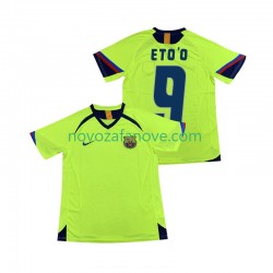 Nogometni Dres FC Barcelona ETOO 9 2005 Retro Muški Gostujući 2006 Kratkih Rukava