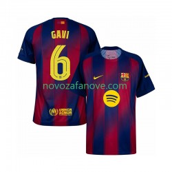 Nogometni Dres FC Barcelona Gavi 6 Champions League Muški Domaći 2025-2026 Kratkih Rukava