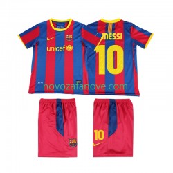 Nogometni Dres FC Barcelona Lionel Messi 10 Retro Dječji Domaći 2011 2010 Kratkih Rukava