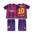 Nogometni Dres FC Barcelona Lionel Messi 10 2014 2015 Retro Dječji Domaći Kratkih Rukava