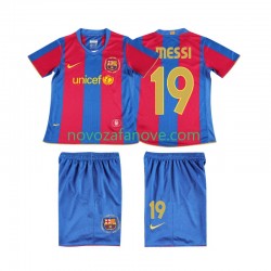 Nogometni Dres FC Barcelona Lionel Messi 19 2007 Retro Dječji Domaći 2008 Kratkih Rukava