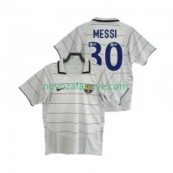 Nogometni Dres FC Barcelona Lionel Messi 30 2003 Retro Muški Gostujući 2004 Kratkih Rukava
