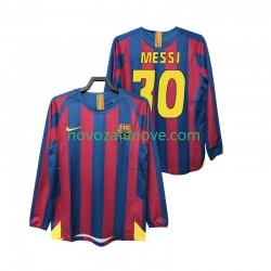 Nogometni Dres FC Barcelona Lionel Messi 30 2005 Retro Muški Domaći 2006 Dugim Rukavima