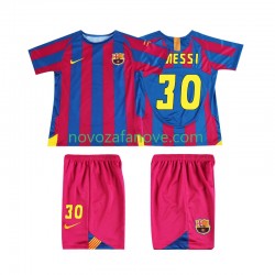 Nogometni Dres FC Barcelona Lionel Messi 30 Champions League 2005 Retro Dječji Domaći 2006 Kratkih Rukava