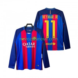 Nogometni Dres FC Barcelona Neymar JR 11 2016 2017 Retro Muški Domaći Dugim Rukavima