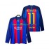 Nogometni Dres FC Barcelona Neymar JR 11 2016 2017 Retro Muški Domaći Dugim Rukavima