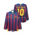 Nogometni Dres FC Barcelona RONALDINHO 10 2005 Retro Muški Domaći 2006 Dugim Rukavima