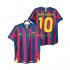 Nogometni Dres FC Barcelona RONALDINHO 10 2005 Retro Muški Domaći 2006 Kratkih Rukava