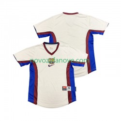 Nogometni Dres FC Barcelona Retro Muški Gostujući 1998 1999 Kratkih Rukava