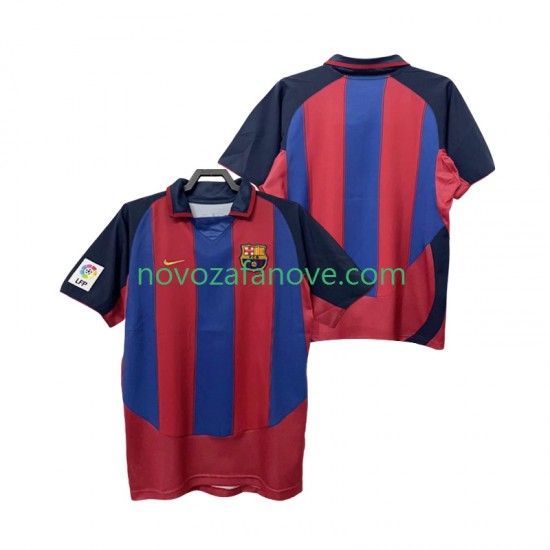 Nogometni Dres FC Barcelona 2003 Retro Muški Domaći 2004 Kratkih Rukava