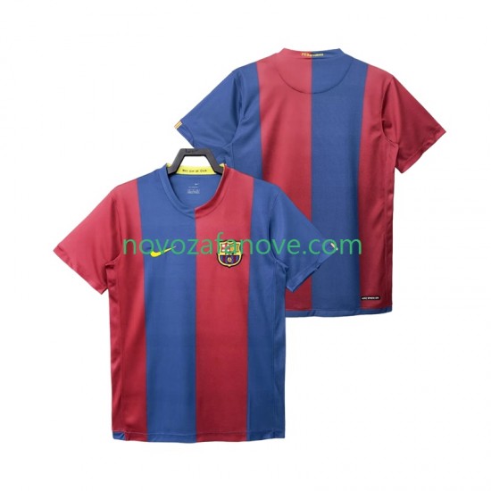 Nogometni Dres FC Barcelona 2007 Retro Muški Domaći 2006 Kratkih Rukava