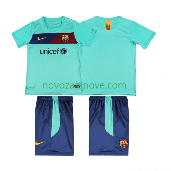 Nogometni Dres FC Barcelona Retro Dječji Gostujući 2011 2010 Kratkih Rukava