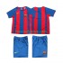 Nogometni Dres FC Barcelona 2005 Retro Dječji Domaći 2004 Kratkih Rukava