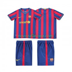 Nogometni Dres FC Barcelona 2009 Retro Dječji Domaći 2010 Kratkih Rukava