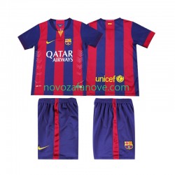 Nogometni Dres FC Barcelona 2014 2015 Retro Dječji Domaći Kratkih Rukava