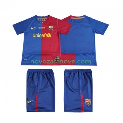 Nogometni Dres FC Barcelona Champions League 2009 Retro Dječji Domaći 2008 Kratkih Rukava
